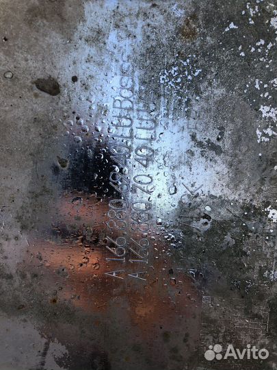 Задний диффузор Mercedes GL x 166