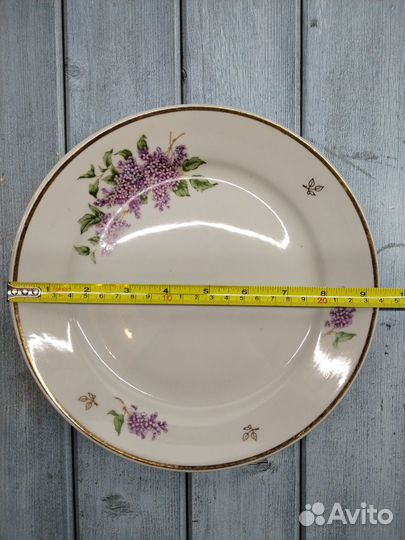 Тарелки сервиз Сирень, Дулево, б/у