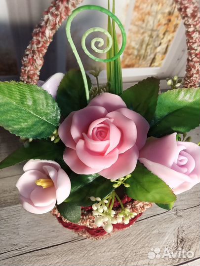 Букет цветов из мыла 