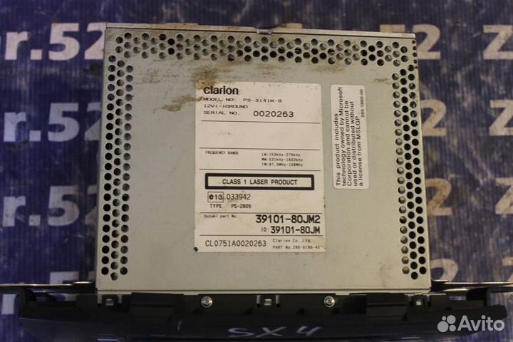 Магнитола Сузуки SX4 сх4