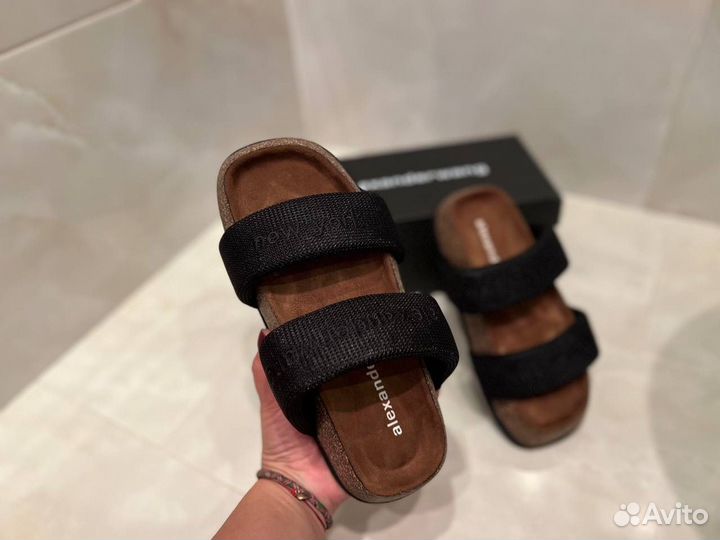 Шлепки женские alexander wang