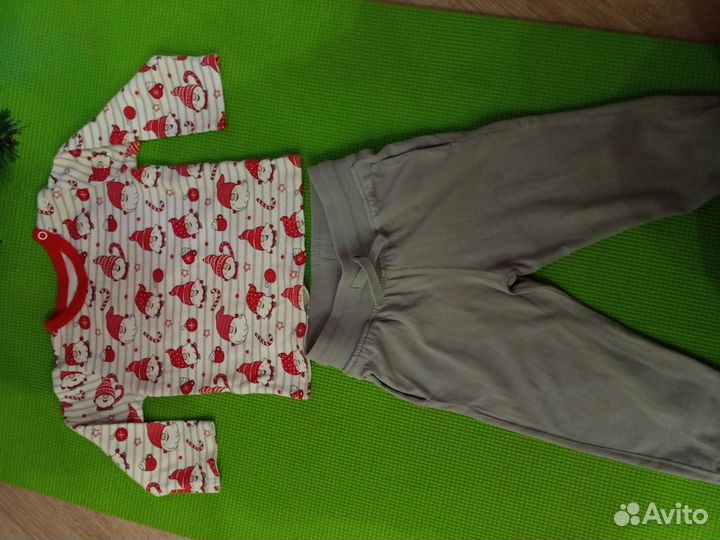 Новогодний комплект для малыша 86-92