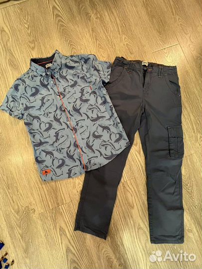 Рубашка с брюками летние Futurino 158 см