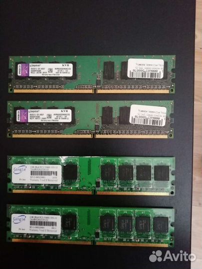 Оперативная память DDR2 по 1GB