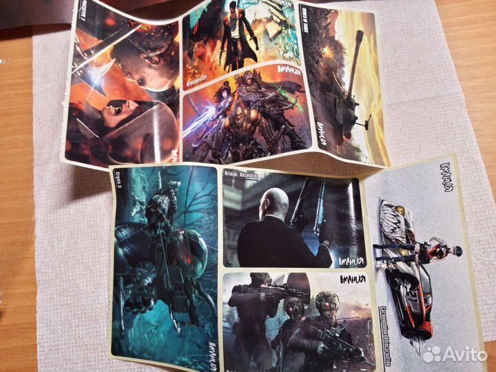 Наклейки, постеры из жур.Игромания (двухсторонние)