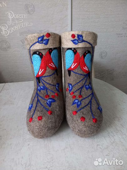 Валенки с узором