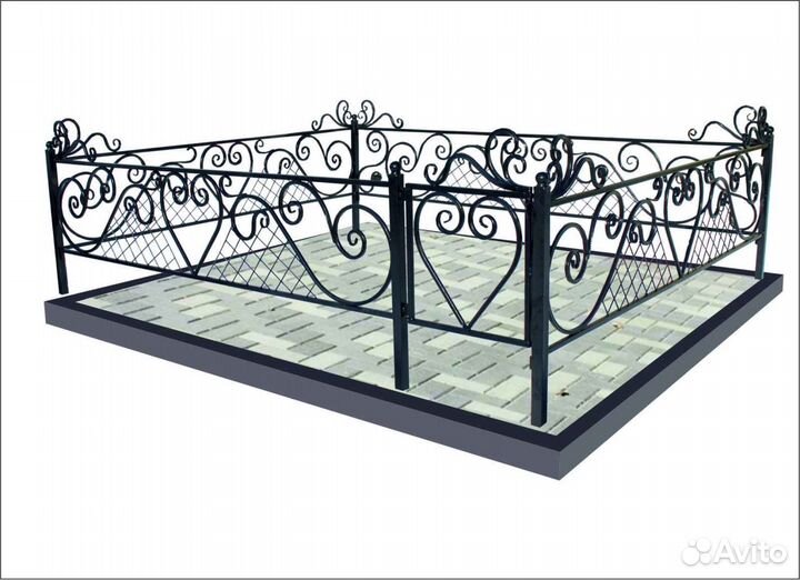 Оградка на могилу Ритуальные ограждения Памятники