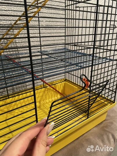 Клетка для грызунов трехъярусная