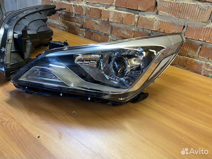 Hyundai solaris 1 рестайлинг фары bi led aozoom