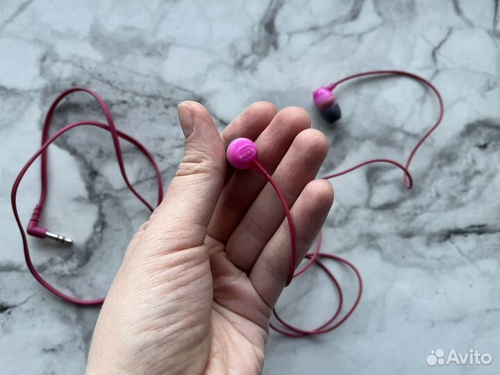 Наушники вкладыши Sony EX15AP Pink