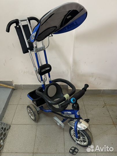 Детский велосипед с родительской ручкой