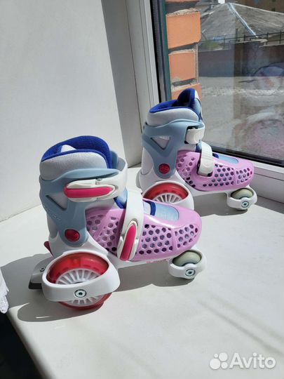 Роликовые коньки детские раздвижные