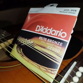 Струны D'addario для акустической гитары