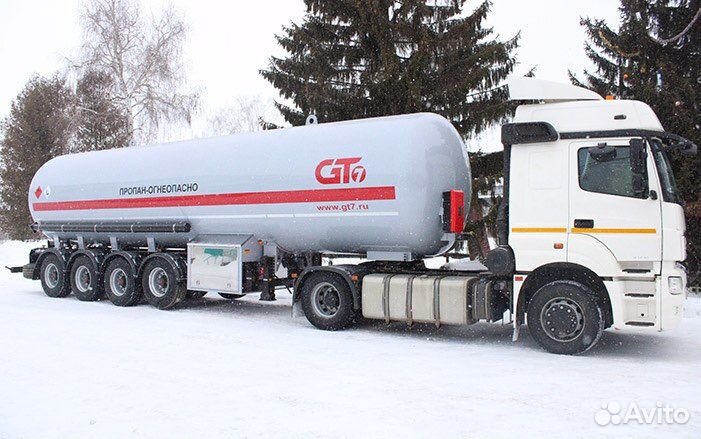 Полуприцеп газовоз GT7 ППЦТ-50, 2023