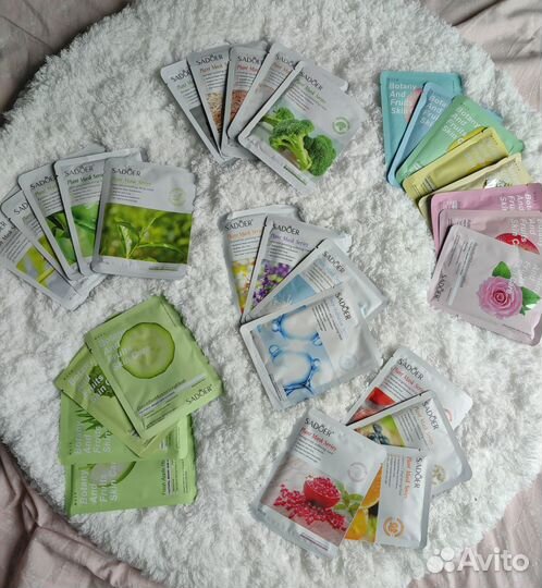 Набор тканевых масок для лица в подар. упаковке