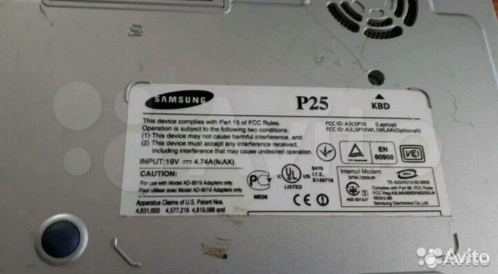 Ноутбук Samsung P25