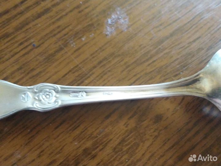 Ложка чайная посеребренная