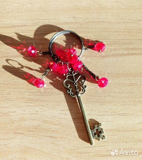Брелок. Ручная работа. Ключ. Металл