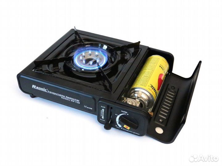 Плитка газовая туристическая под газовый баллон