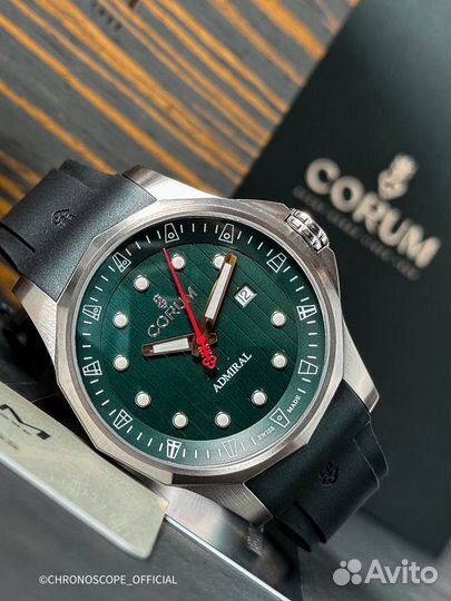 Часы Corum Admirals Cup Legend 47 mm Green Dial