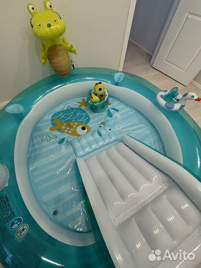 Бассейн детский intex игровой центр Аллигатор