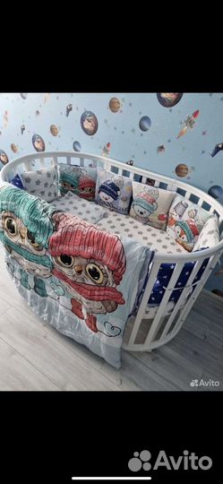Детская кроватка трансформер 8 в 1