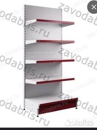 Стеллаж трёхсекционный разборный металлический бу