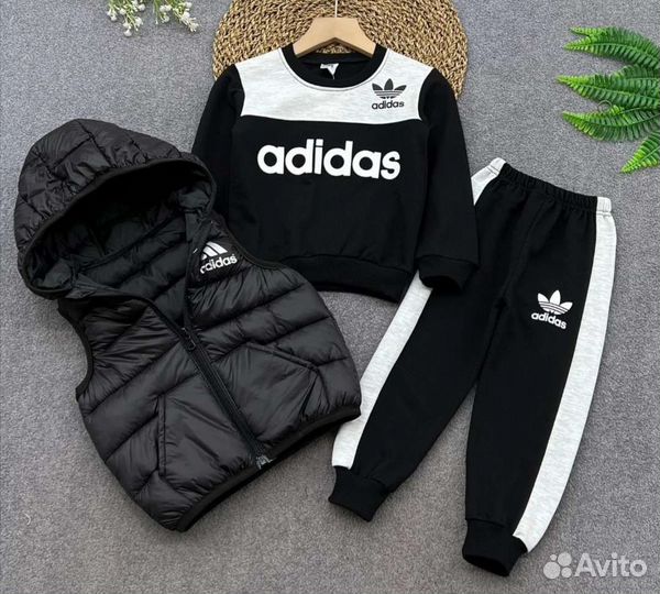 Костюм Adidas тройка до 116 размера