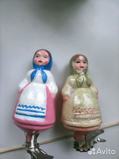Елочные игрушки СССР Русская