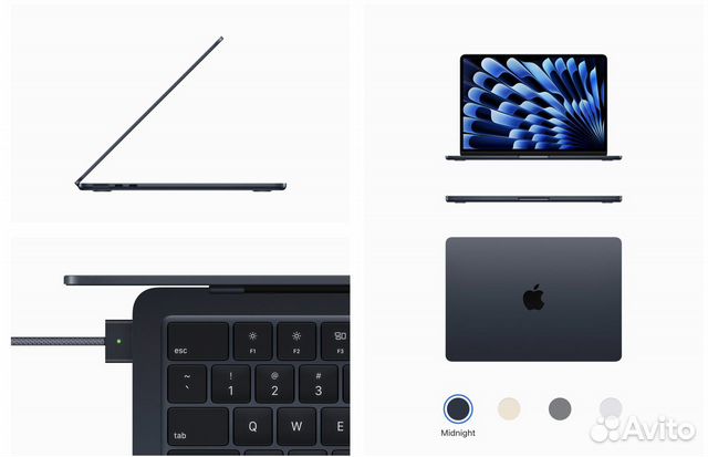Новые MacBook Air M2 15 все цвета RU клавиатура объявление продам