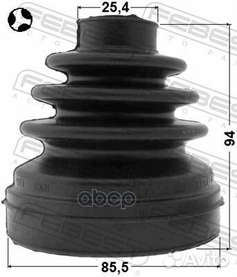 Пыльник шруса внутреннего (комплект) 2915diiit