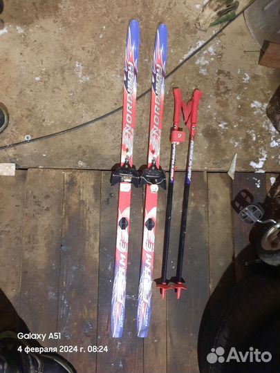 Горные лыжи детские 120 см