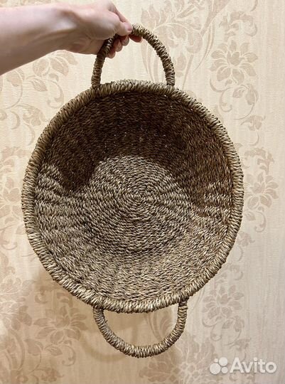 Корзина плетеная IKEA икеа