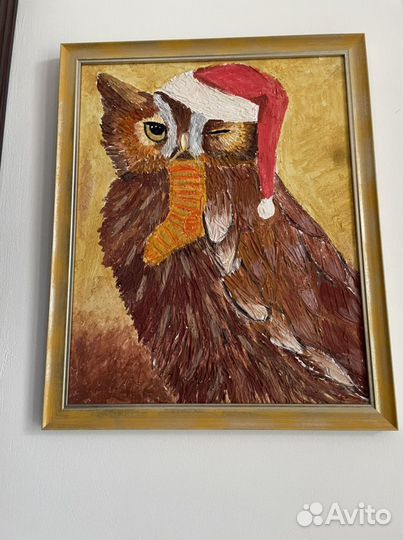 Картина сова
