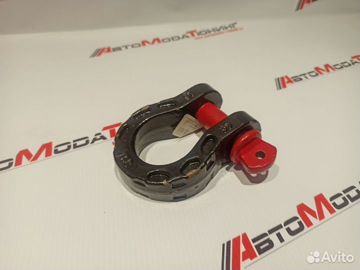 Шакл 3/4 усиленный (черный/красный)