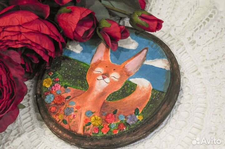 Панно из дерева «Фенек»