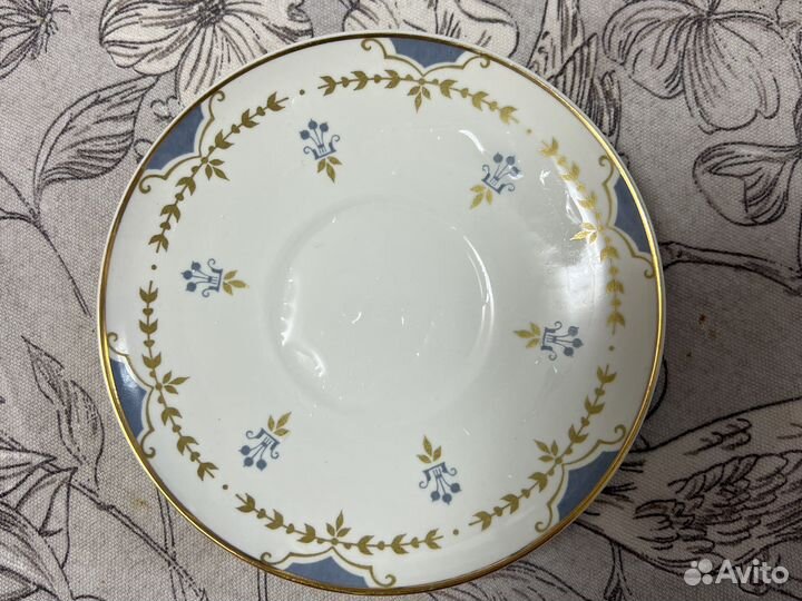 Кофейная пара лфз костяной фарфор элегия