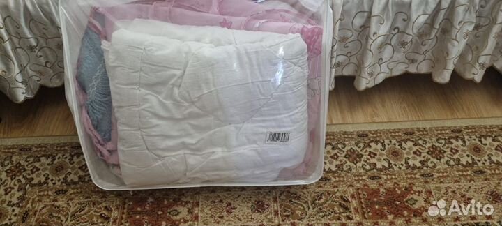 Набор в детскую кроватку с балдахином