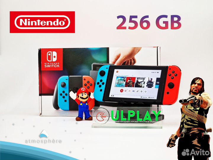 Nintendo Switch + Atmosphere + любые игры 256 Gb