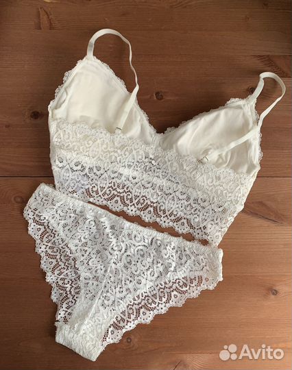 Кружевной комплект белья 75b xs 40-42 новый