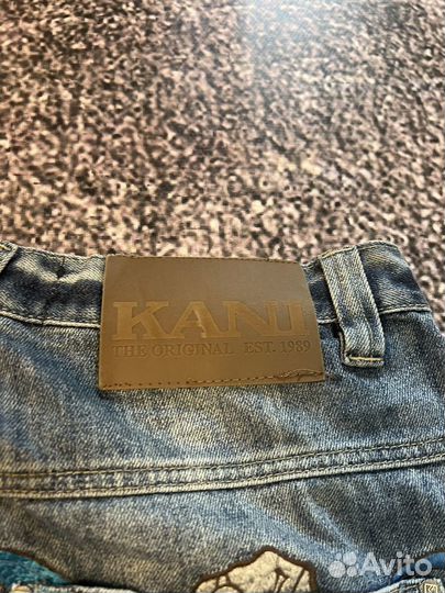 Широкие рэп джинсы karl kani трубы винтаж y2k