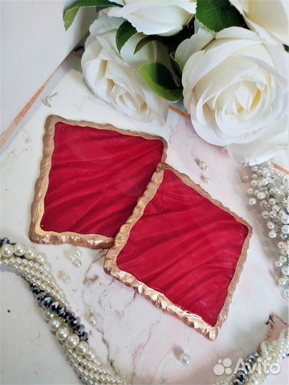 Подставки из эпоксидной смолы