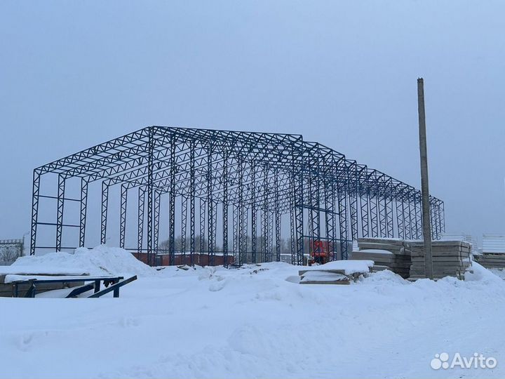 Быстровозводимые ангары склады из сэндвич панелей