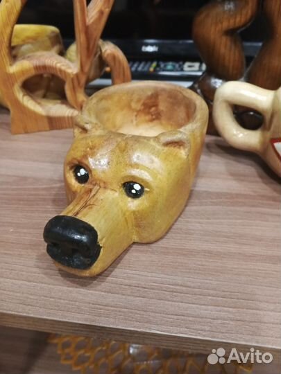 Кружка Кукса из дерева