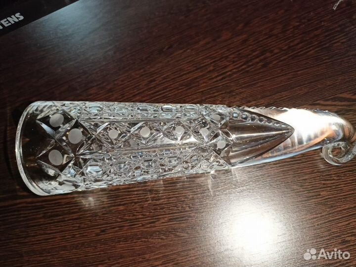 Хрустальный салатник и рог