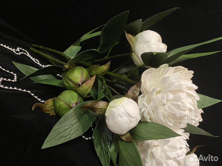 Пионы интерьерные букет