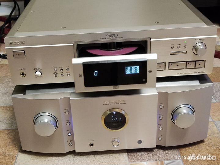 Sony cdp-XA50 es, marantz pm 11s3