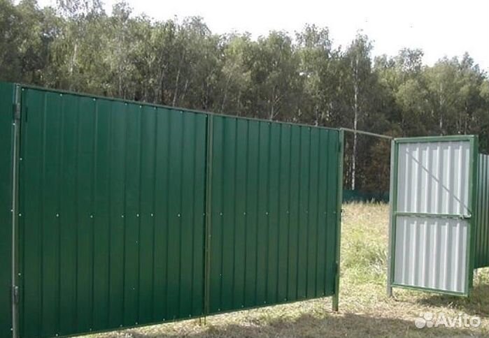 Забор из профнастила качественно качественно