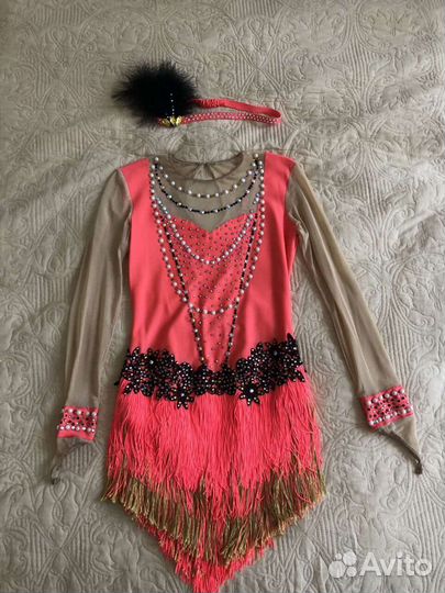 Платье для выступлений фигурное катание размер 134