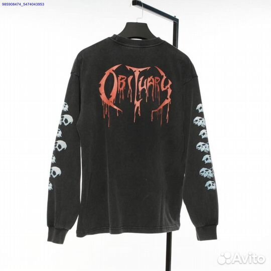 Черный лонгслив от Saint Michael – ваш идеальный выбор